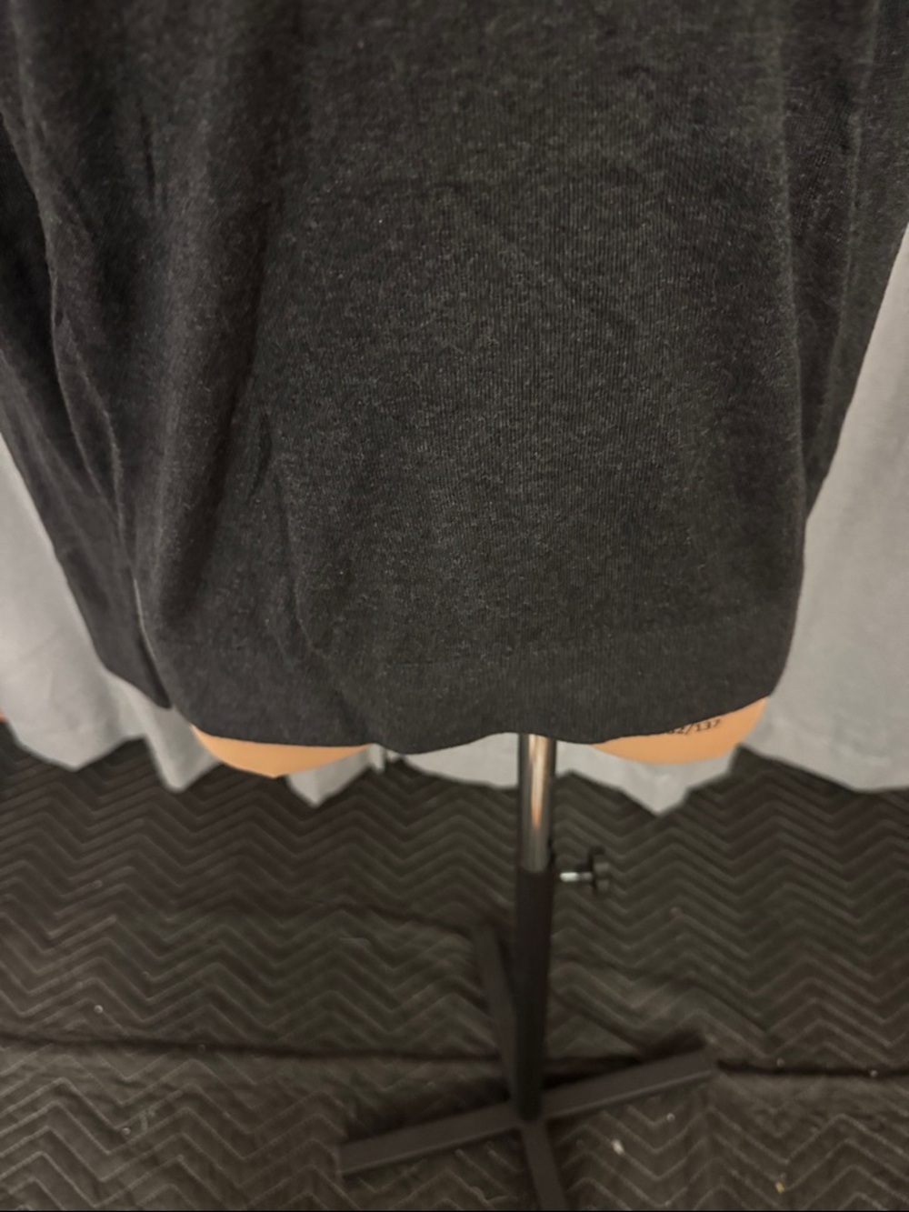Quince Charcoal V-Neck Cashmere Sweater - Deep Charcoal - Picture 3 of 9